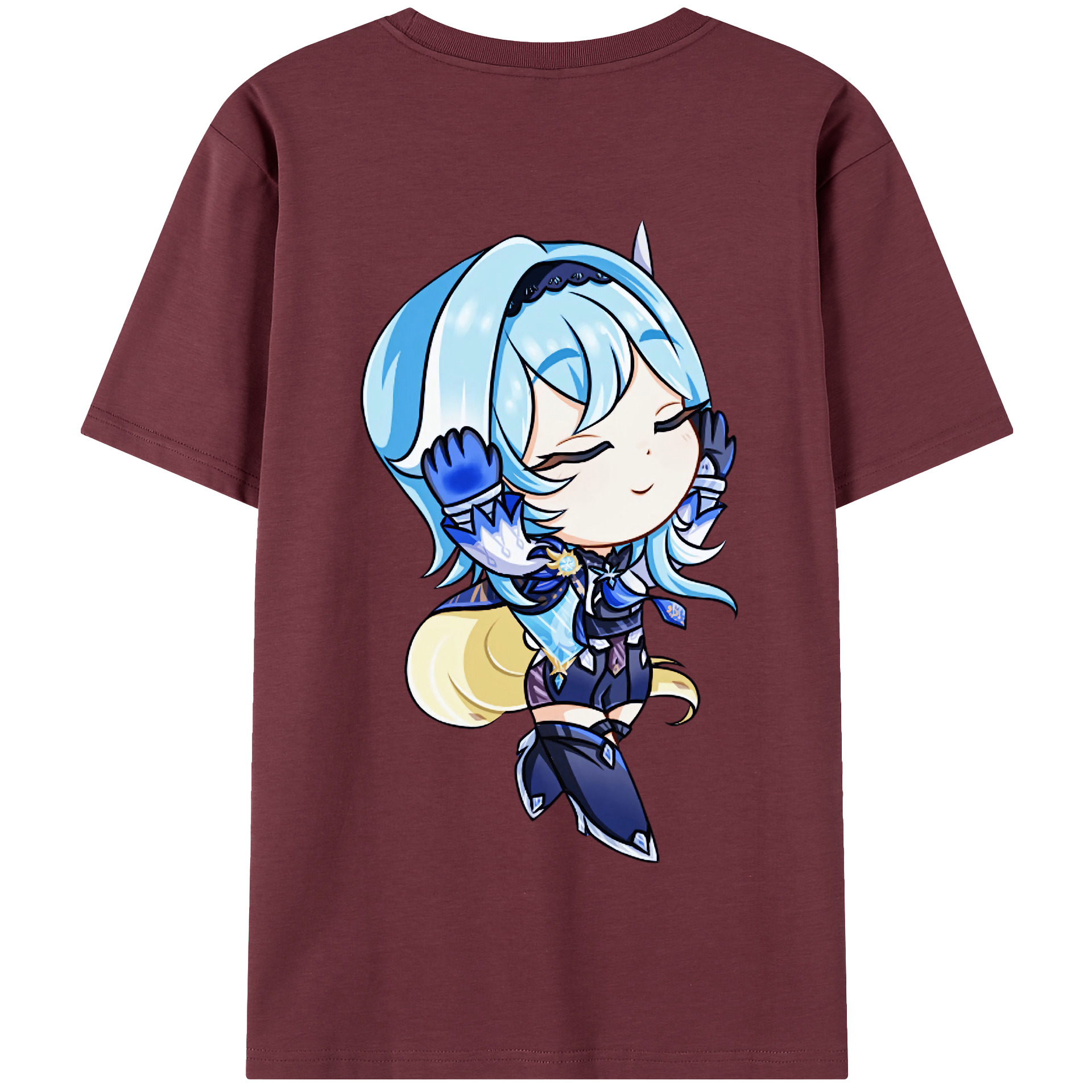 げんし神 优菈 ゆうら genshin Yūra 綿100％半袖Tシャツ（背面プリント）